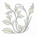 dwarf smokink weed tattoo design idea