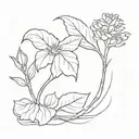 dwarf smokink weed tattoo design idea