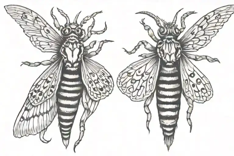 death head moth tattoo tattoo design idea