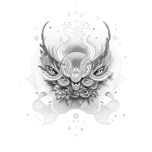 Makima tattoo design idea