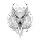 Makima tattoo design idea