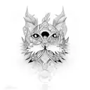 Makima tattoo design idea