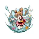 Makima tattoo design idea