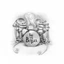 The Beatles Band Tatoo tattoo design idea