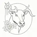 Zach Bryan inspired tattoo tattoo design idea