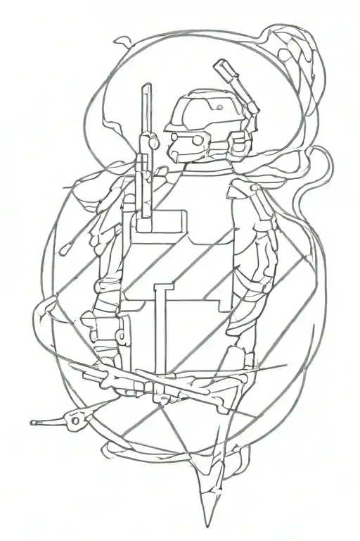 army tattoo design idea