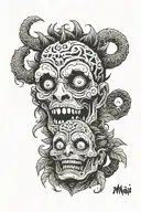 Mini Maui tattoo design idea