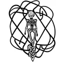 Celtic Knot, fairy, skeleton tattoo design idea