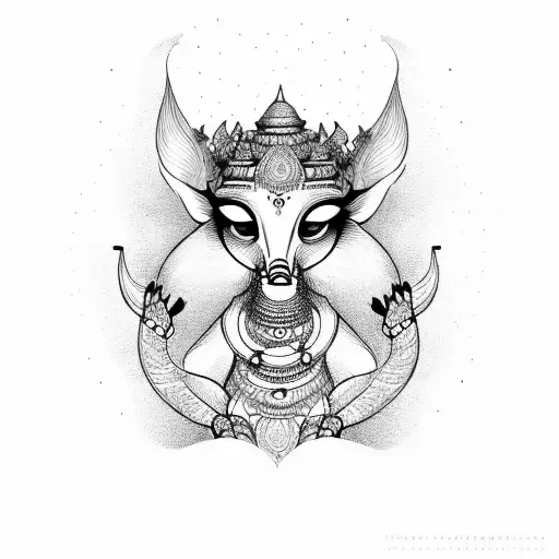 tattoodo | Lakshmi tattoo by Jondix #Jondix #blackandgrey #Hindu #deity  #goddess #Buddhist #pattern #face #portrait #lady… | Tattoos, Tattoo  inspiration, Neo tattoo