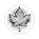 Maple Leaf tattoo design idea
