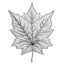 Maple Leaf tattoo design idea