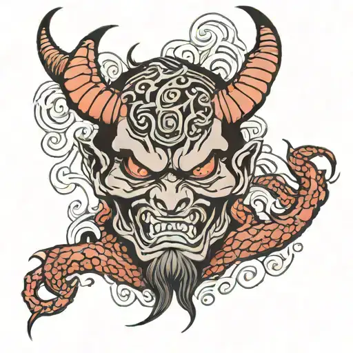 devil tattoo design idea