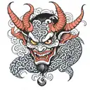 devil tattoo design idea