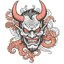 devil tattoo design idea