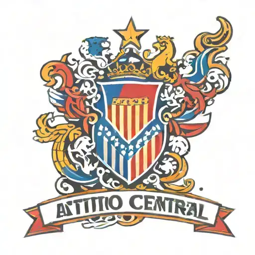 Incorporate Instituto Atletico Central Cordoba's logo into a dynamic and colorful new-school design tattoo design idea