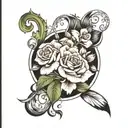 120 days old yesterday today tomorrow tattoo design idea