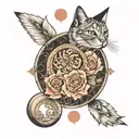 120 days old yesterday today tomorrow tattoo design idea