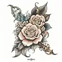 120 days old yesterday today tomorrow tattoo design idea