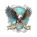 Eagles band logo tattoo design idea