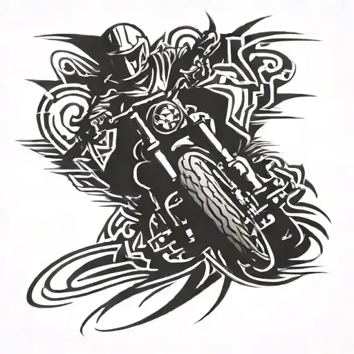 motorcycle   tattoo design idea