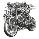 motorcycle   tattoo design idea