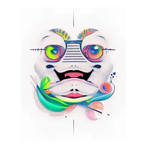 live for the evening  tattoo design idea