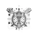 Gemini Sagittarius  Libra Aquarius Cancer Virgo sleeve tattoo design idea