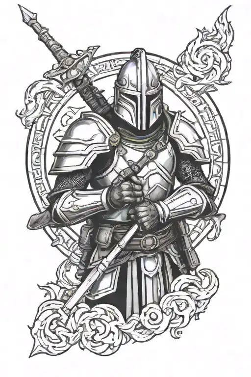 The Elder Scrolls Imperial Legion Soldier tattoo design idea