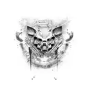 army tank tattoo design idea