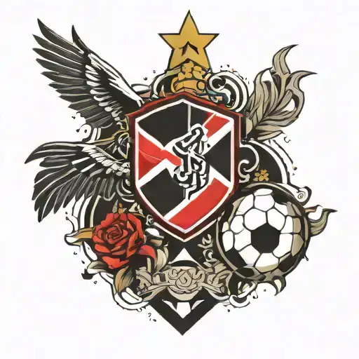 Sao Paulo soccer club tattoo design idea