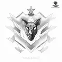 make a full back Ghana inspired tattoo that is symmetrical  tattoo design idea