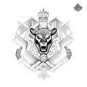 make a full back Ghana inspired tattoo that is symmetrical  tattoo design idea