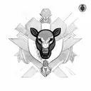 make a full back Ghana inspired tattoo that is symmetrical  tattoo design idea