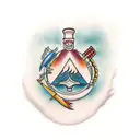 the four elements  tattoo design idea