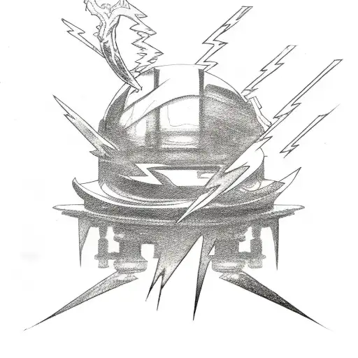 Lightning Bolt tattoo design idea