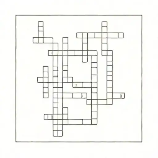 crossword puzzle tattoo design idea