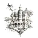 phantom manor tattoo design idea