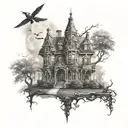 phantom manor tattoo design idea