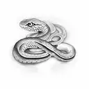 Snake and Dagger tattoo design idea
