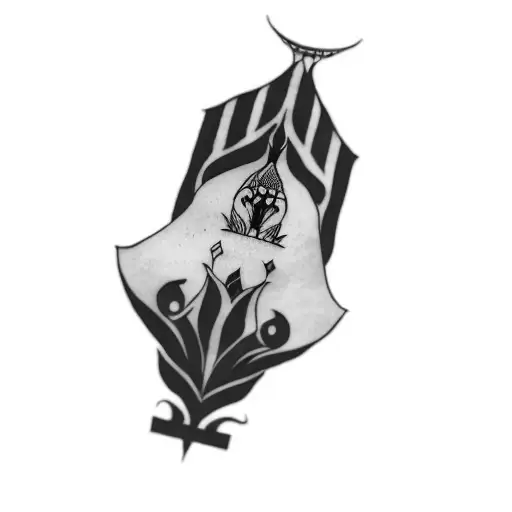 hindi tattoo design idea