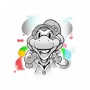 yoshi tattoo design idea