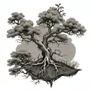 poison tree tattoo design idea
