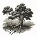 poison tree tattoo design idea