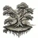poison tree tattoo design idea