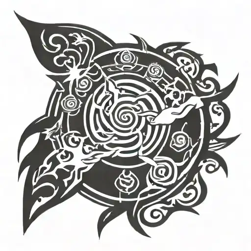 Naruto Eight Sign Seal with Flavie  tattoo design idea