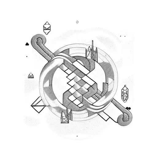 roller coaster tattoo design idea