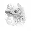 roller coaster tattoo design idea