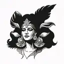 cleopatra tattoo design idea