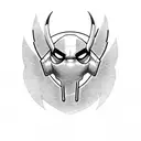 Logo deadpool tattoo design idea