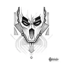 Logo deadpool tattoo design idea